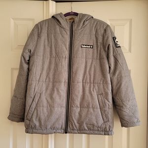 Timberland Puffer Hooded Zip-Up Coat Big Kid Size XL 18/20